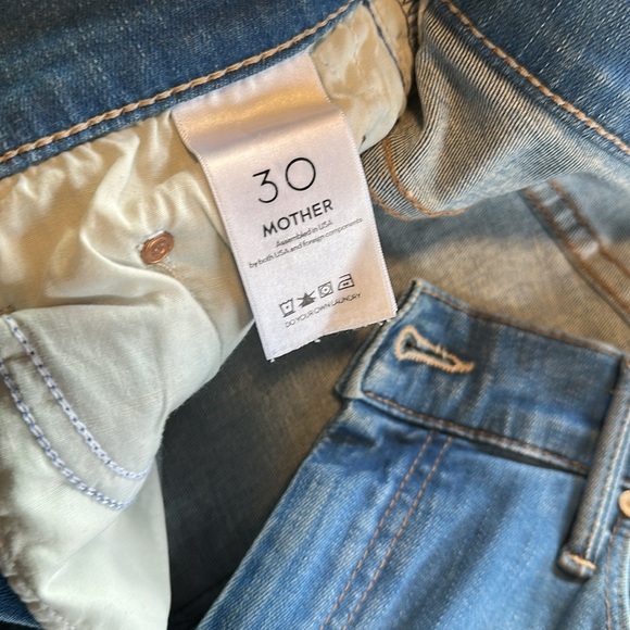 MOTHER Flare Blue Jeans - Picture 9 of 12